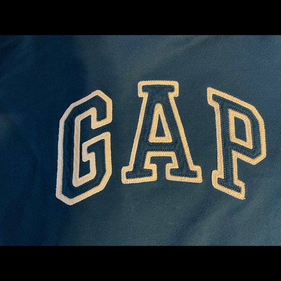 Ladies GAP teal blue hoodie, size large - Picture 2 of 6